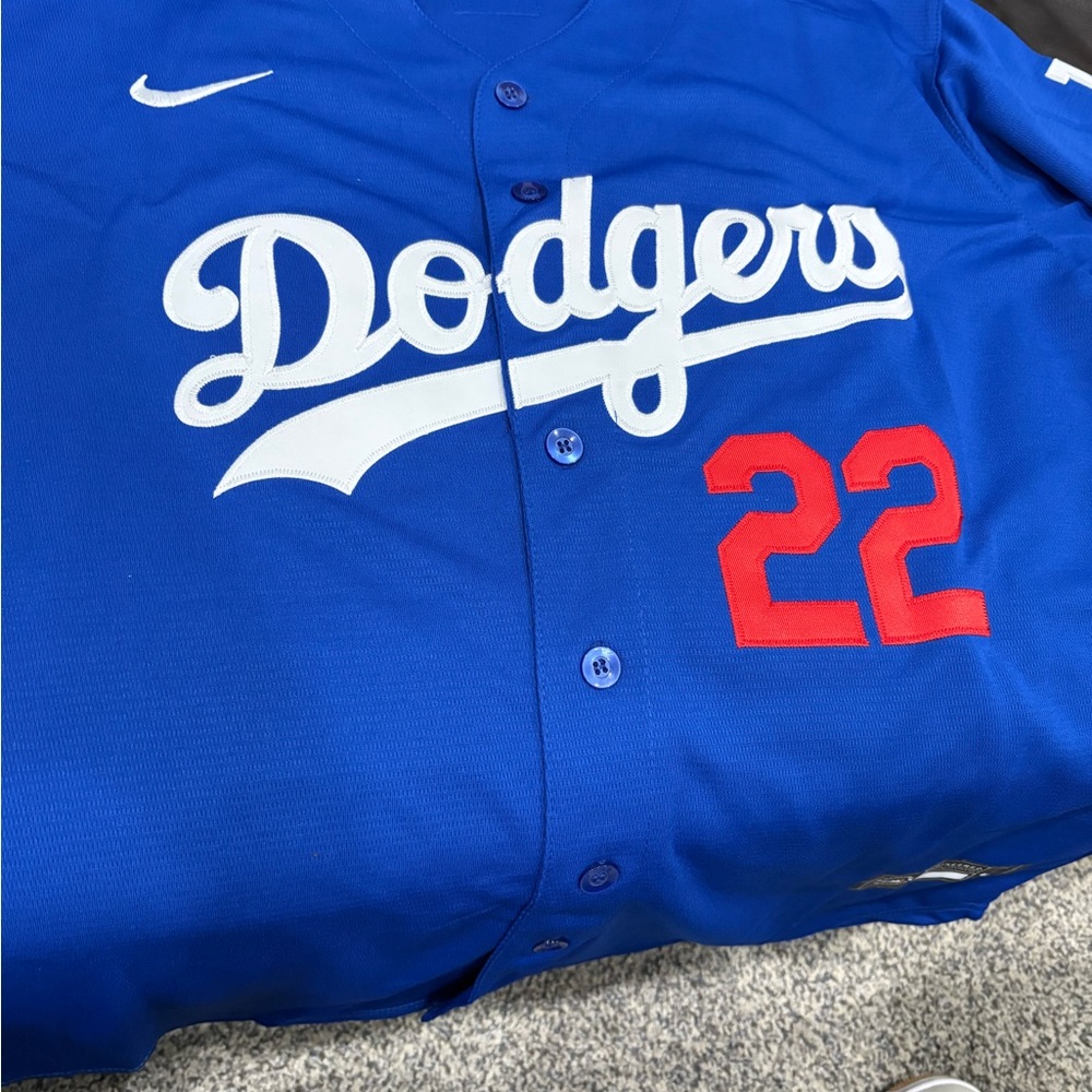 Blue Dodgers Jersey Kershaw